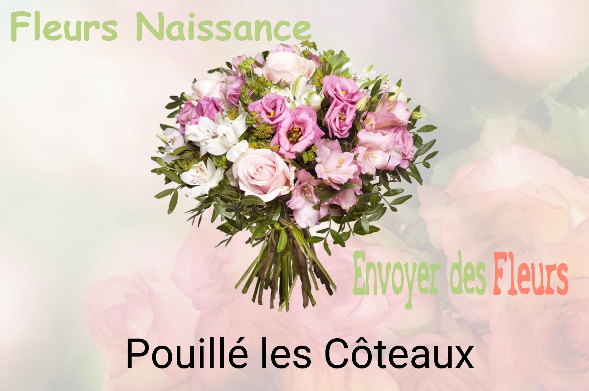 Bouquet de fleurs de naissance livré à Pouillé-les-Côteaux